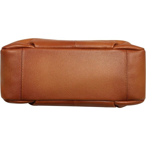 HESHE Leather Shoulder Bag for Women – Designer Hobo Crossbody Work Handbag - Picture 7 of 7